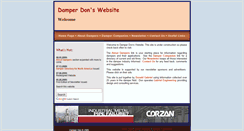 Desktop Screenshot of damperdon.com
